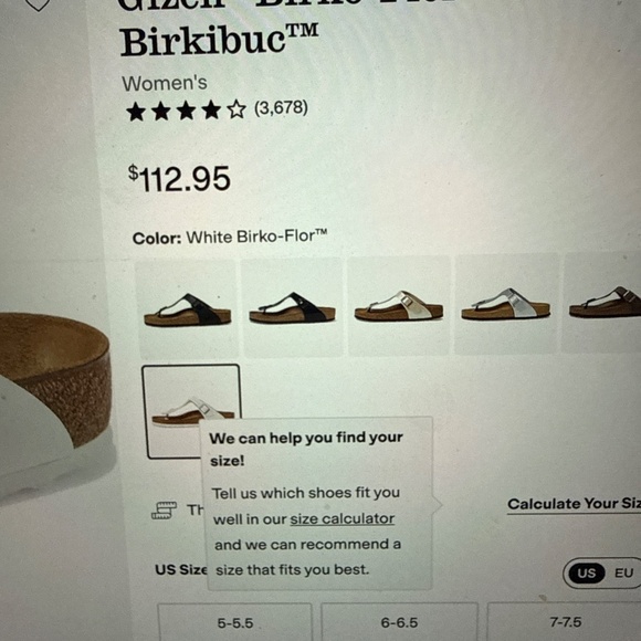 Never worn Birkenstock sandals - Picture 4 of 4